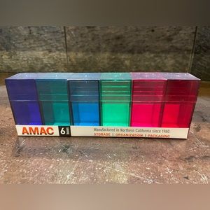 AMAC 6 Pack of Storage boxes - Brand New